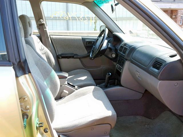 JF1SF63571H730837 - 2001 SUBARU FORESTER L TAN photo 5