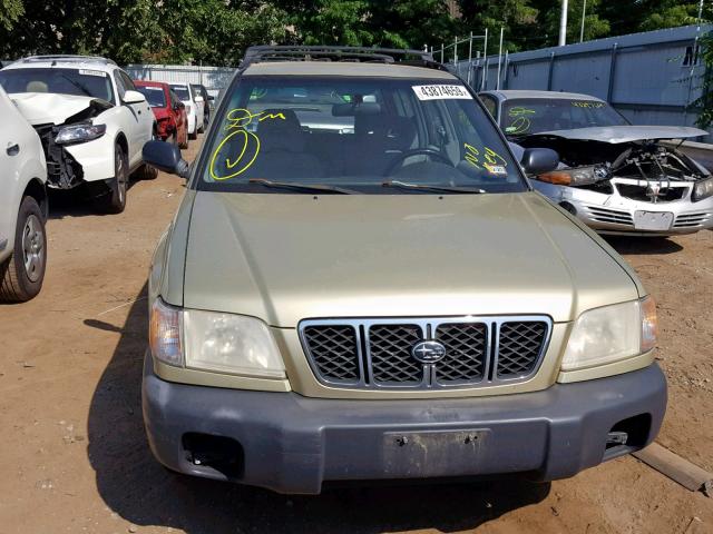 JF1SF63571H730837 - 2001 SUBARU FORESTER L TAN photo 9