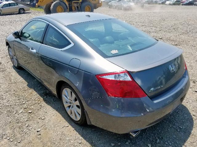 1HGCS228X8A003551 - 2008 HONDA ACCORD EXL GRAY photo 3