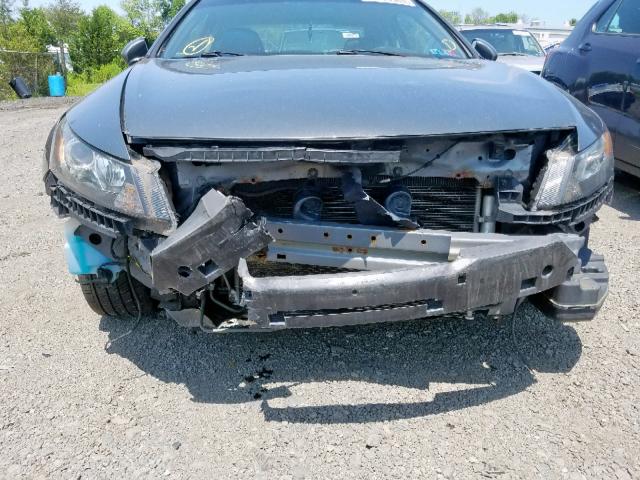 1HGCS228X8A003551 - 2008 HONDA ACCORD EXL GRAY photo 9