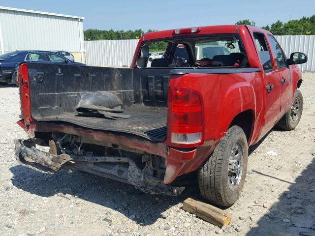 2GTEC13CX81194089 - 2008 GMC SIERRA C15 RED photo 4