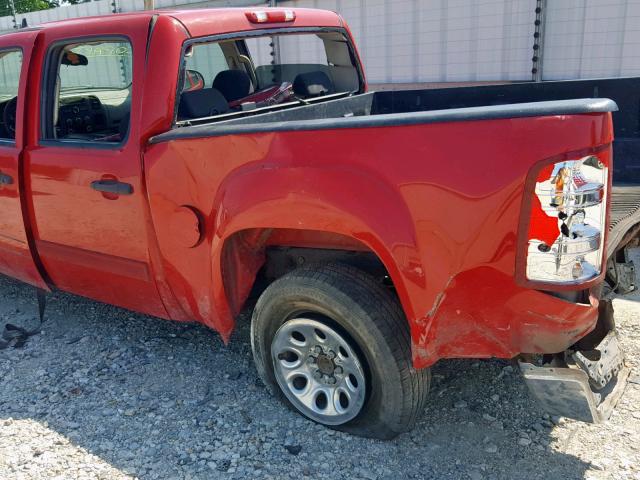 2GTEC13CX81194089 - 2008 GMC SIERRA C15 RED photo 9