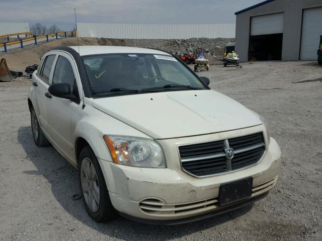 1B3HB48B57D260117 - 2007 DODGE CALIBER SX WHITE photo 1