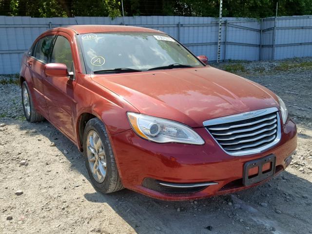 1C3CCBAB7DN523271 - 2013 CHRYSLER 200 LX RED photo 1