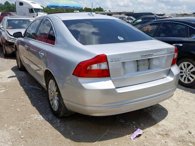 YV1AS982581050563 - 2008 VOLVO S80 3.2 SILVER photo 3