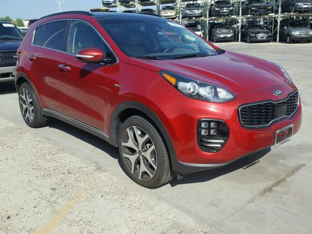 KNDPRCA62J7355219 - 2018 KIA SPORTAGE S MAROON photo 1