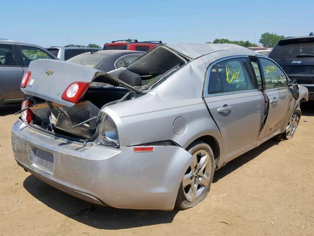 1G1ZH57B88F165168 - 2008 CHEVROLET MALIBU 1LT 银色 照片 4