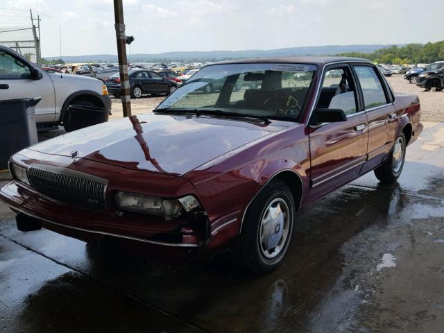 1G4AG55M1T6414572 - 1996 BUICK CENTURY SP RED photo 2