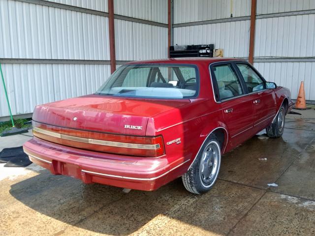 1G4AG55M1T6414572 - 1996 BUICK CENTURY SP RED photo 4