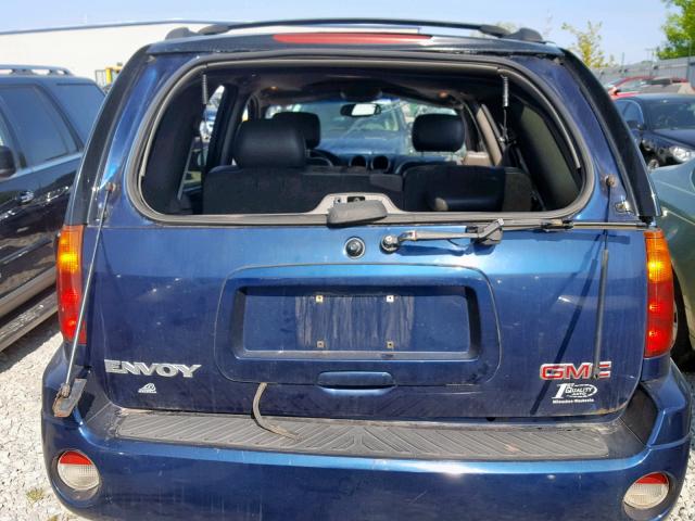 1GKDT13S132316418 - 2003 GMC ENVOY BLUE photo 9