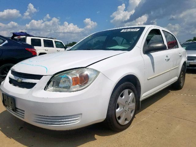 1G1AK54F157611995 - 2005 CHEVROLET COBALT WHITE photo 2