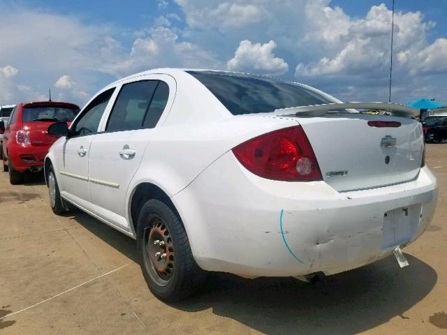 1G1AK54F157611995 - 2005 CHEVROLET COBALT WHITE photo 3