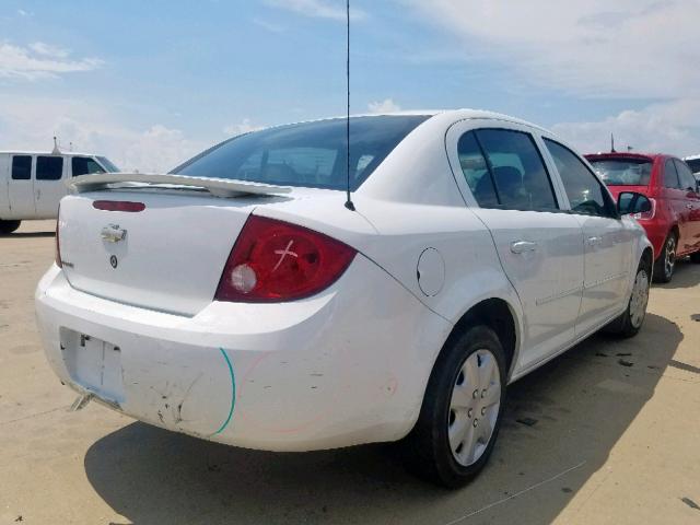 1G1AK54F157611995 - 2005 CHEVROLET COBALT WHITE photo 4