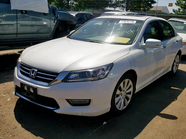 1HGCR2F84DA258311 - 2013 HONDA ACCORD EXL WHITE photo 2