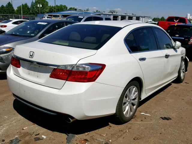 1HGCR2F84DA258311 - 2013 HONDA ACCORD EXL WHITE photo 4