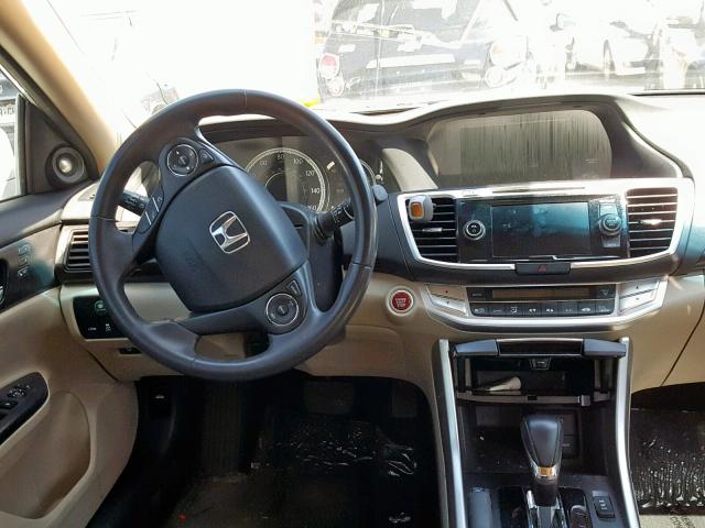 1HGCR2F84DA258311 - 2013 HONDA ACCORD EXL WHITE photo 9