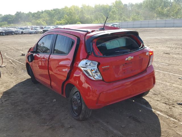 KL8CB6SA9GC622226 - 2016 CHEVROLET SPARK LS RED photo 3