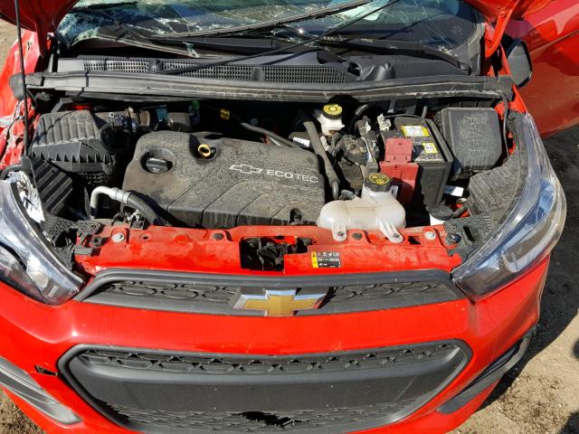 KL8CB6SA9GC622226 - 2016 CHEVROLET SPARK LS RED photo 7