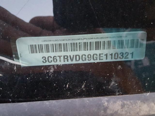 3C6TRVDG9GE110321 - 2016 RAM PROMASTER 白色 照片 10