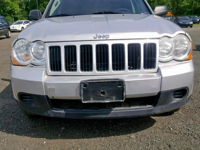 1J4PR4GK5AC143796 - 2010 JEEP GRAND CHER SILVER photo 9