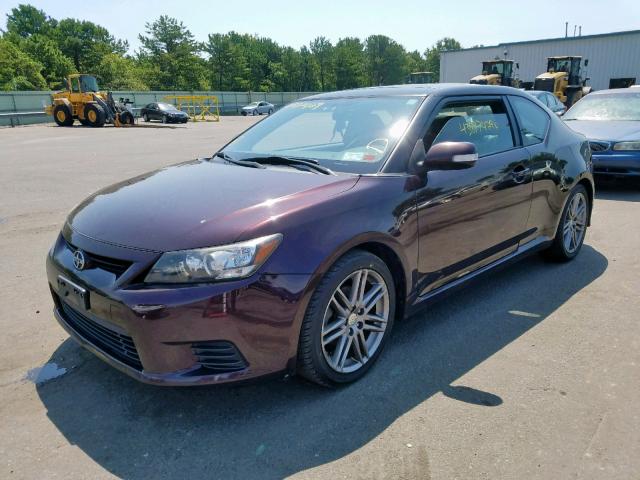 JTKJF5C79B3006138 - 2011 TOYOTA SCION TC მუქწითელი ფოტო 2
