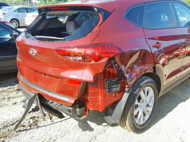 KM8J2CA41KU009976 - 2019 HYUNDAI TUCSON SE MAROON photo 9