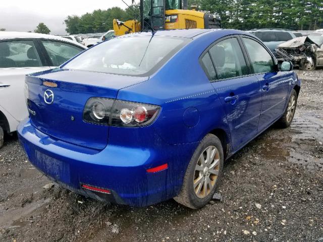 JM1BK123871678449 - 2007 MAZDA 3 S BLUE photo 4