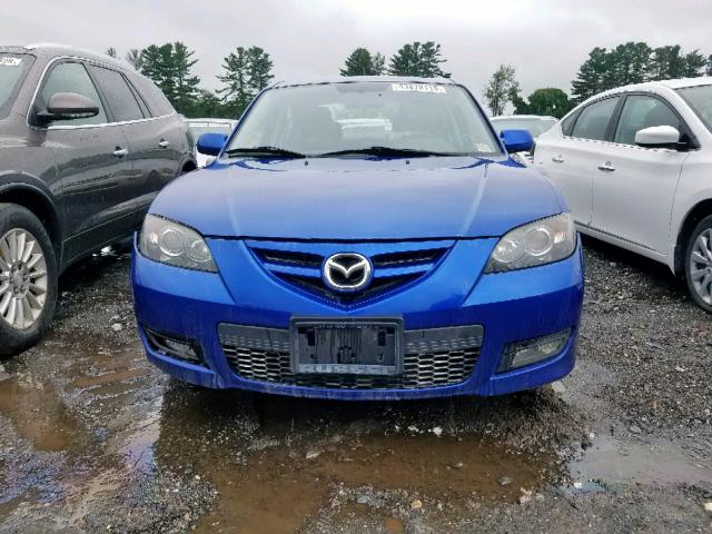 JM1BK123871678449 - 2007 MAZDA 3 S BLUE photo 9