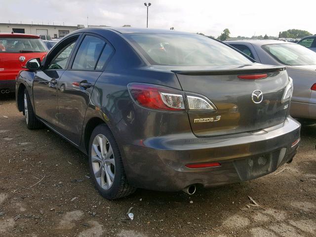 JM1BL1U53B1389192 - 2011 MAZDA 3 S GRAY photo 3