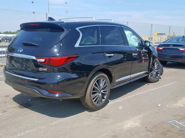 5N1DL0MM2KC524446 - 2019 INFINITI QX60 LUXE BLACK photo 4