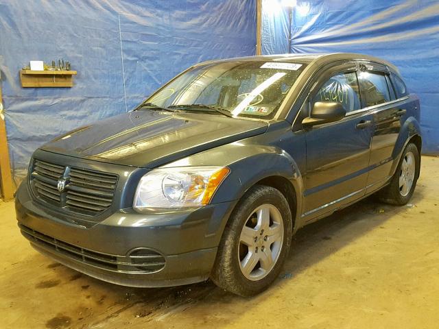 1B3HB28B48D661907 - 2008 DODGE CALIBER GREEN photo 2