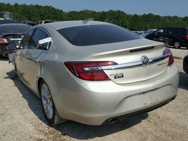 2G4GN5EX1F9175452 - 2015 BUICK REGAL PREM TAN photo 3