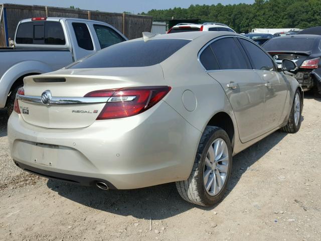 2G4GN5EX1F9175452 - 2015 BUICK REGAL PREM TAN photo 4