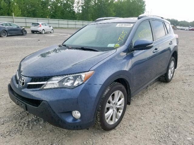 JTMDFREV7ED082768 - 2014 TOYOTA RAV4 LIMIT BLUE photo 2