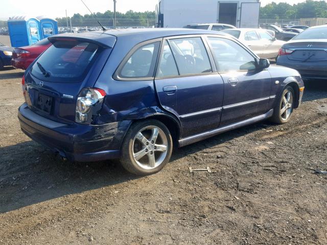 JM1BJ245031144069 - 2003 MAZDA PROTEGE PR BLUE photo 4