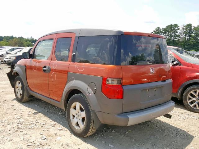 5J6YH28503L036890 - 2003 HONDA ELEMENT EX ORANGE photo 3