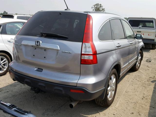 JHLRE48787C115099 - 2007 HONDA CR-V EXL GRAY photo 4