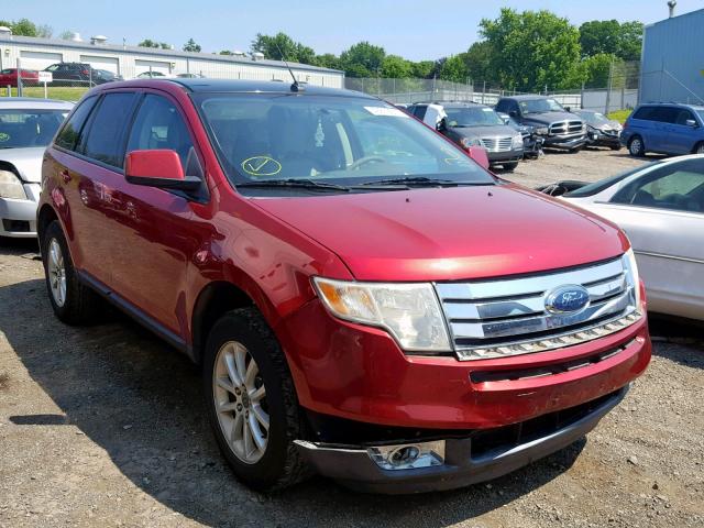 2FMDK38C89BB05405 - 2009 FORD EDGE SEL RED photo 1