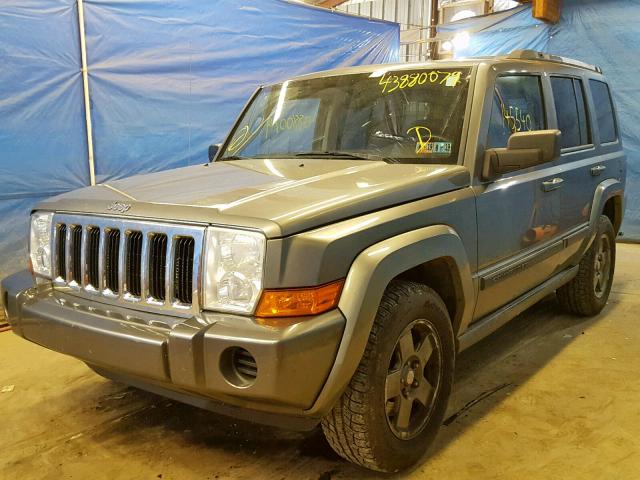 1J8HG48K97C626689 - 2007 JEEP COMMANDER CHARCOAL photo 2