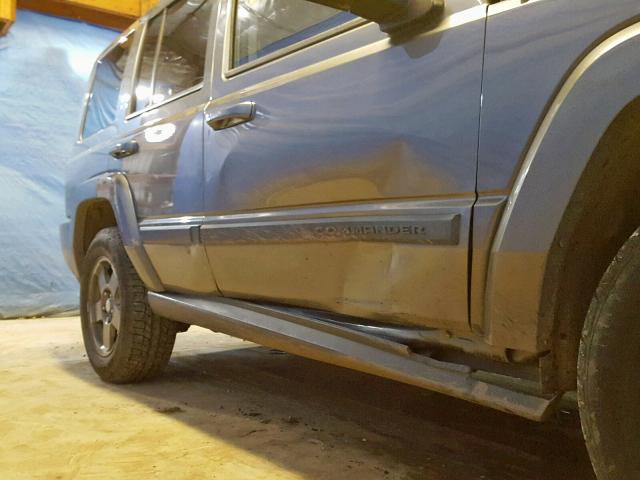 1J8HG48K97C626689 - 2007 JEEP COMMANDER CHARCOAL photo 9