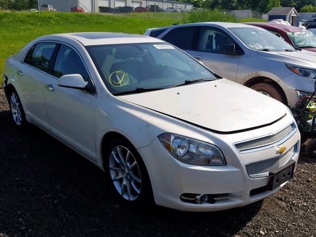 1G1ZE5E72BF337256 - 2011 CHEVROLET MALIBU LTZ WHITE photo 1