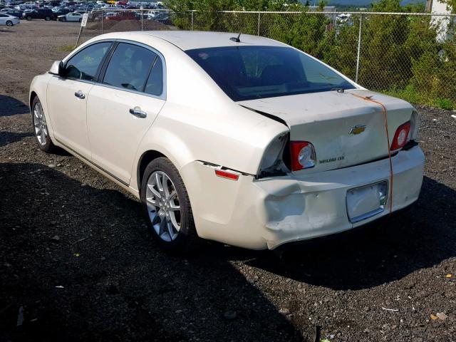 1G1ZE5E72BF337256 - 2011 CHEVROLET MALIBU LTZ WHITE photo 3