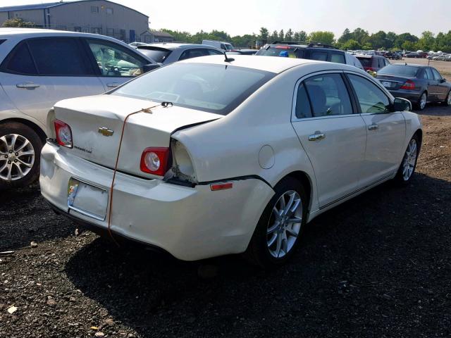 1G1ZE5E72BF337256 - 2011 CHEVROLET MALIBU LTZ WHITE photo 4