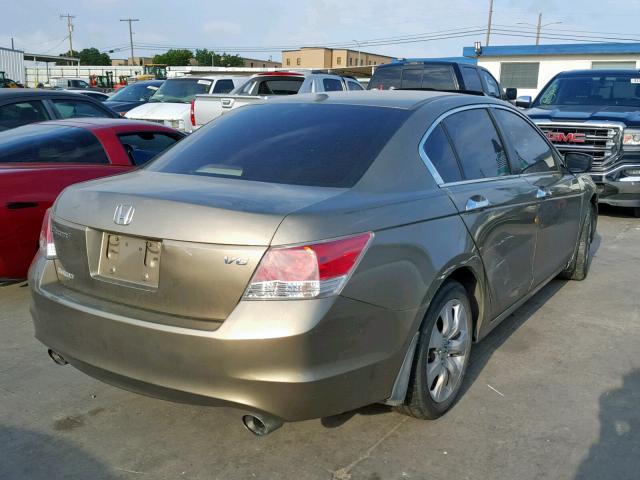 1HGCP36809A003688 - 2009 HONDA ACCORD EXL CREAM photo 4