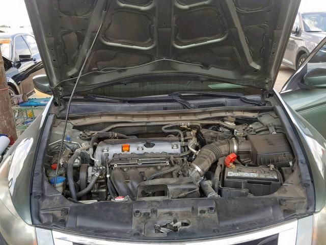 1HGCP2F81AA148009 - 2010 HONDA ACCORD EXL GREEN photo 7