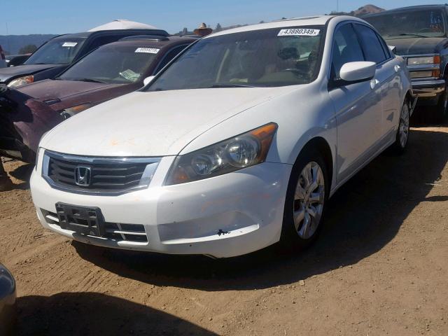 1HGCP2F88AA092277 - 2010 HONDA ACCORD EXL WHITE photo 2