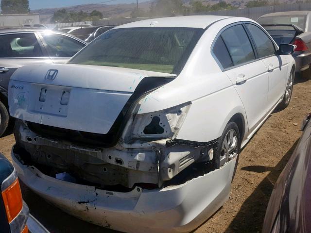 1HGCP2F88AA092277 - 2010 HONDA ACCORD EXL WHITE photo 4