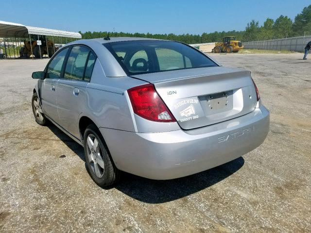 1G8AL55F77Z162309 - 2007 SATURN ION LEVEL SILVER photo 3