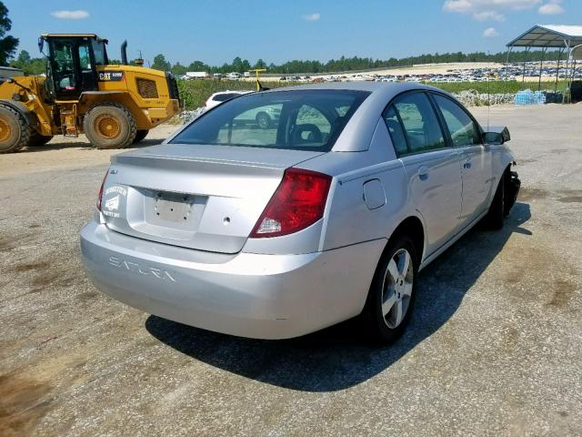 1G8AL55F77Z162309 - 2007 SATURN ION LEVEL SILVER photo 4