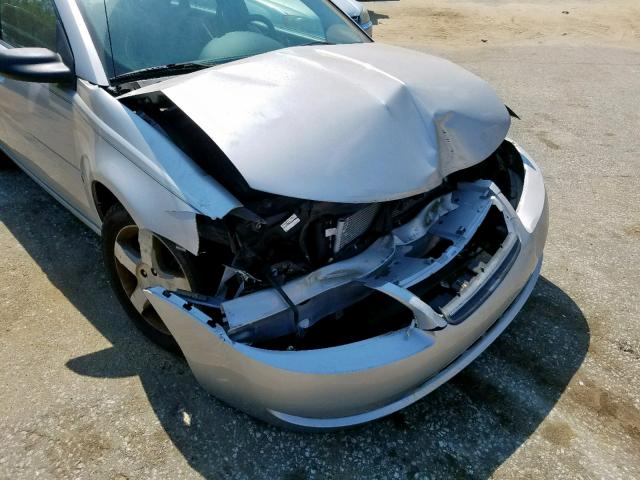 1G8AL55F77Z162309 - 2007 SATURN ION LEVEL SILVER photo 9